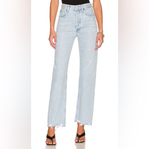 Agolde Denim - AGOLDE 90’s Pinch Waist in Imitate Lightwash Designer Jeans size 25 EUC